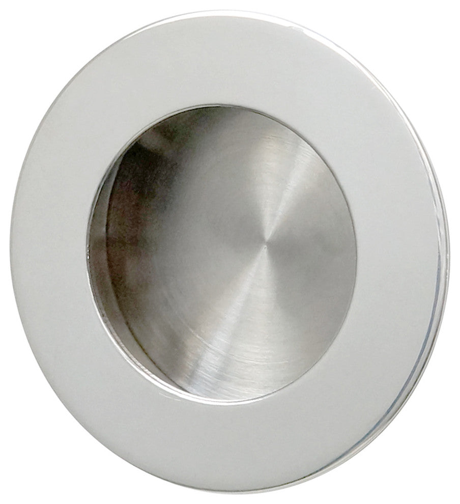 Round Pocket/Cup Pull With Circular Opening, Concealed Fixing
