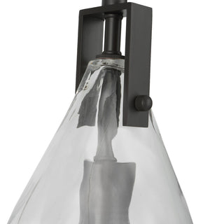 Uttermost Campester 1-Light Watered Glass Mini Pendant