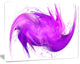 Abstract Purple Fractal Pattern, Abstract Wall Art Canvas, 20x12