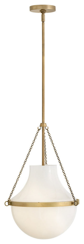 Hinkley Collins Medium Pendant, Heritage Brass