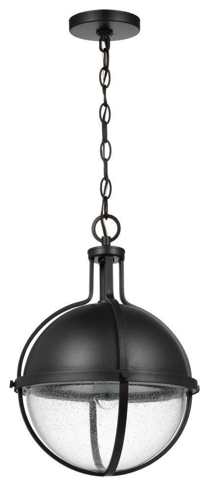 Lincoln Pendant - 1 Light - Matte Black