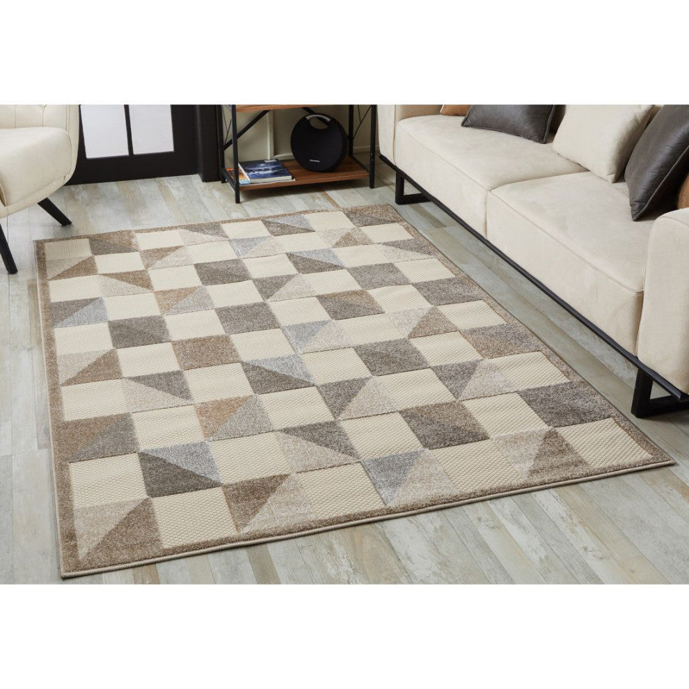KAS Calla 6926 Grey Scope Area Rug, 6'7" x 9'
