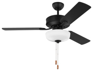 Generation Lighting Linden 48" Ceiling Fan Midnight Black