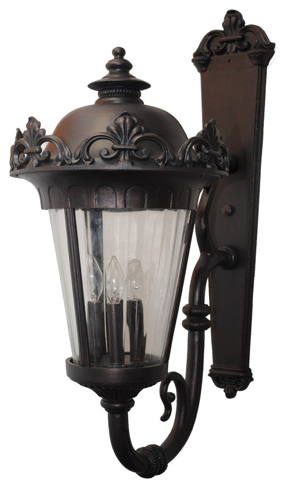 Parisian Elegance Wall Bracket, Aged Silver