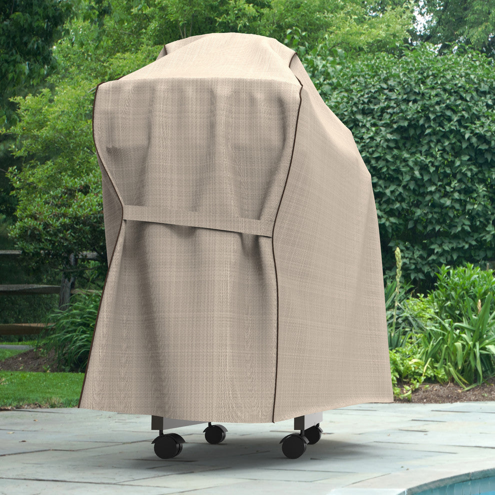 Budge English Garden Tan Tweed Grill Cover, 60"