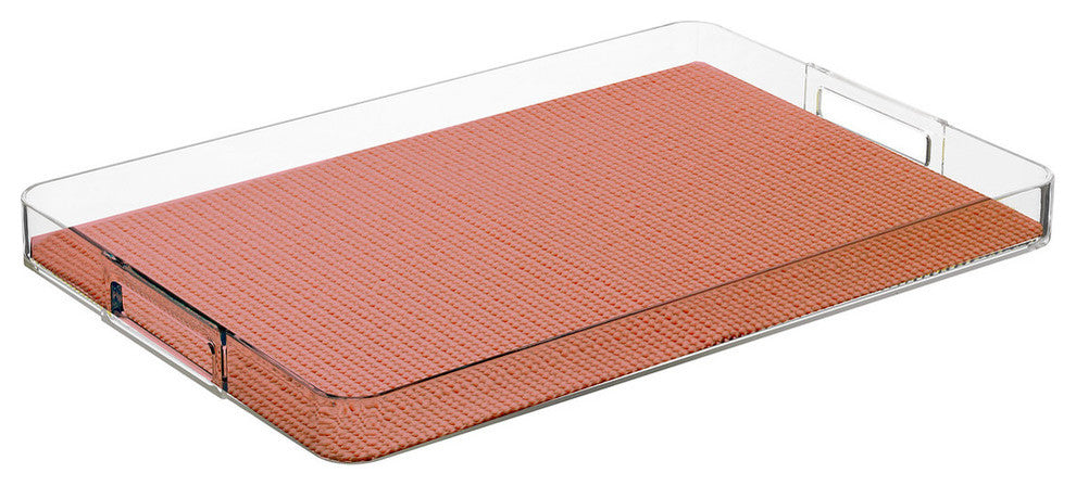 Fishnet Rectangular Tray, Orchid