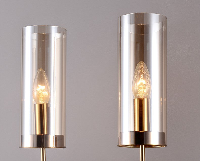 Modern Wall Lamp in European Style for Living Room, Bedroom, Cognac