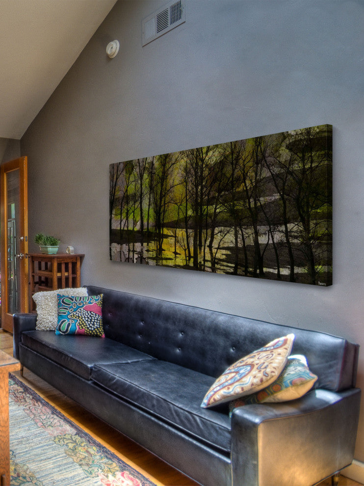 "Great Hill" Fine Art Canvas Print, 36"x18"