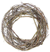 Grapevine Twig Artificial Wreath, Brown, 12"