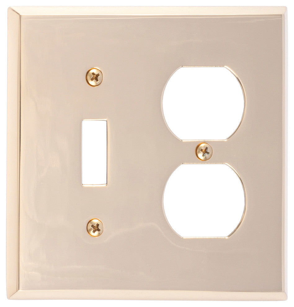 Quaker Double; 1 Switch/ 1 Outlet