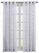 Harvard Embroidered 2PC Sheer Panels, White, 108"x84"