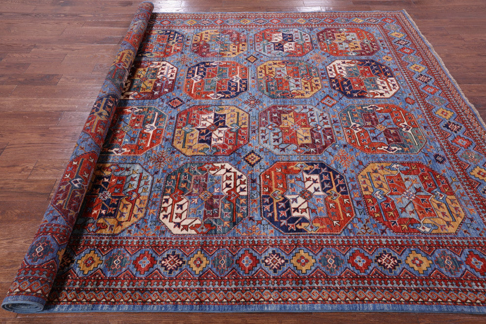 Bokhara Hand Knotted Wool Rug 7' 11" X 10' 0" - Q12428