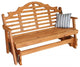 Cedar Marlboro Glider, Cedar Stain, 5 Foot