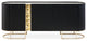 Lisbon Console Table Silken Matte Black