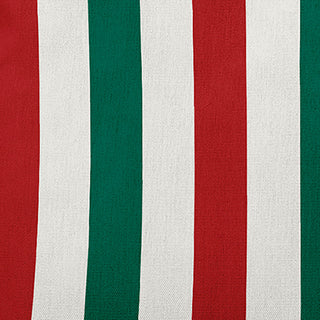 Christmas Stripes Accent Pillow, Forest Green, 16"x16"