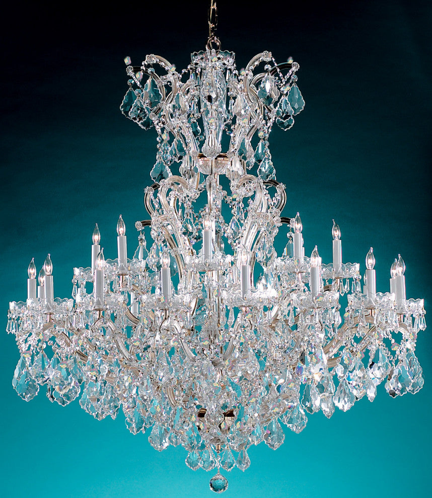 Crystorama Lighting Group 4424-CL-MWP Maria Theresa 25 Light 46"W - Polished