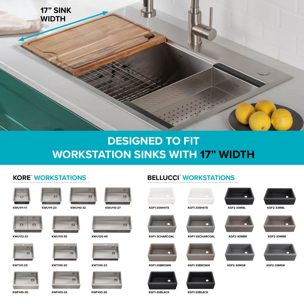 Stainless Steel Colander for Workstation Kitchen Sink