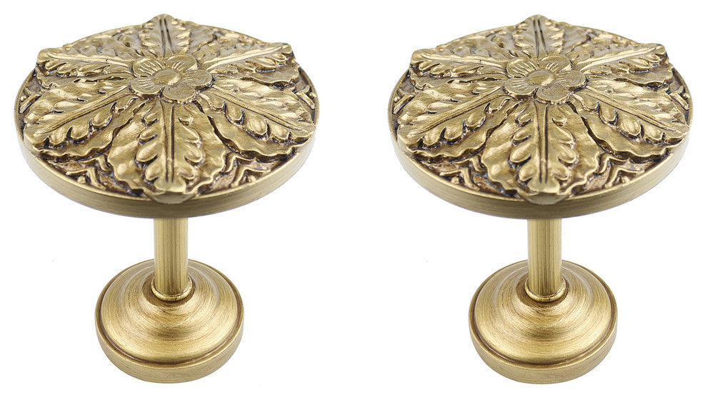Urbanest Set of 2 Filoni Drapery Medallion Holdback, Renaissance Gold