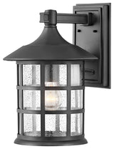 Freeport 1-Light Outdoor Wall Mount, Textured Black