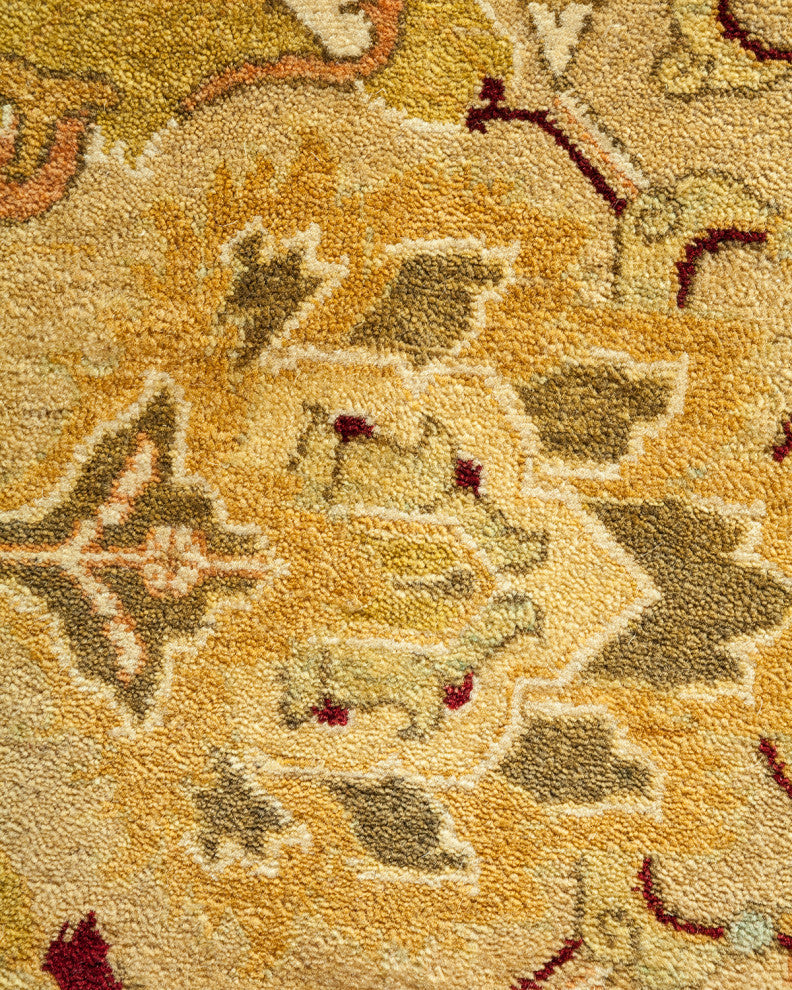 Londyn, One-of-a-Kind Hand-Knotted Area Rug Yellow, 8'2"x10'2"