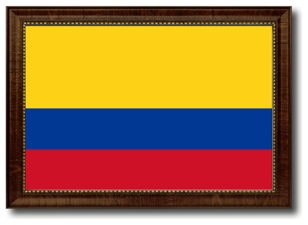 Colombia Country Flag Canvas Print, 15"x21"