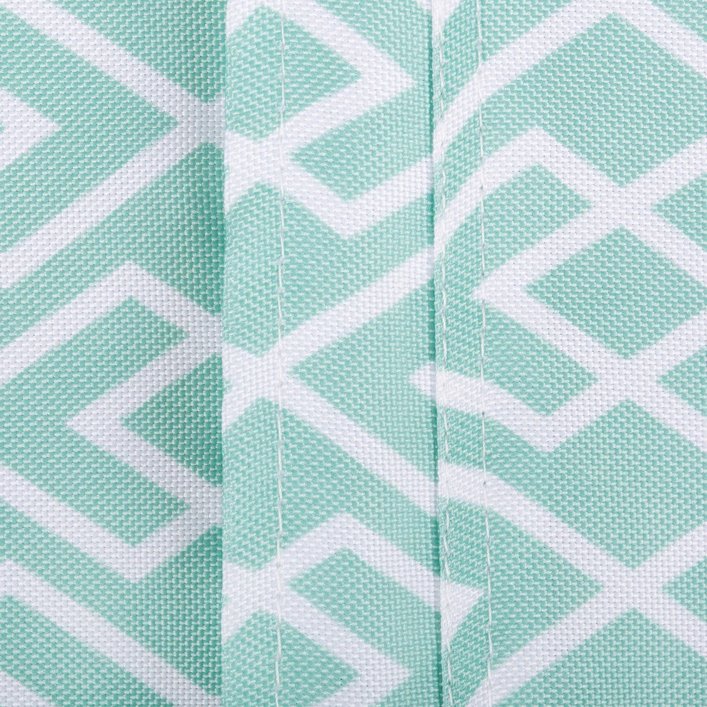 DII Aqua Diamond Outdoor Tablecloth With Zipper 60"x120"