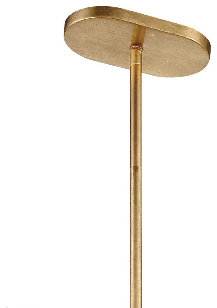 Crystorama Lighting Group 398 Bleecker 8 Light 36"W Crystal - Antique Gold