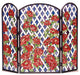 Meyda Lighting 35744 40"W X 34"H Rose Trellis Fireplace Screen
