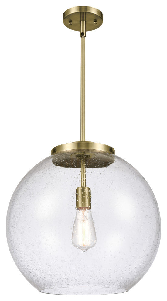 Athens Pendant, Antique Brass, Seedy, Seedy