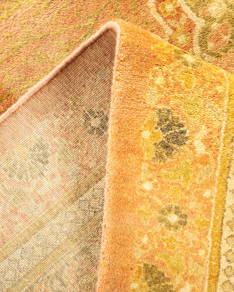 Iris, One-of-a-Kind Hand-Knotted Area Rug Brown, 8'1"x9'10"
