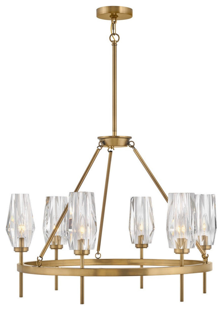 Hinkley Ana Medium Single Tier, Heritage Brass