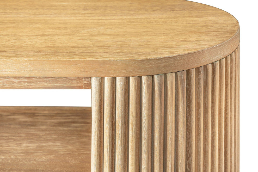 Modrest Jacobson Modern Natural Acacia Console Table