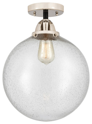 Beacon Semi-Flush Mount, Black Polished Nickel, Seedy, Seedy