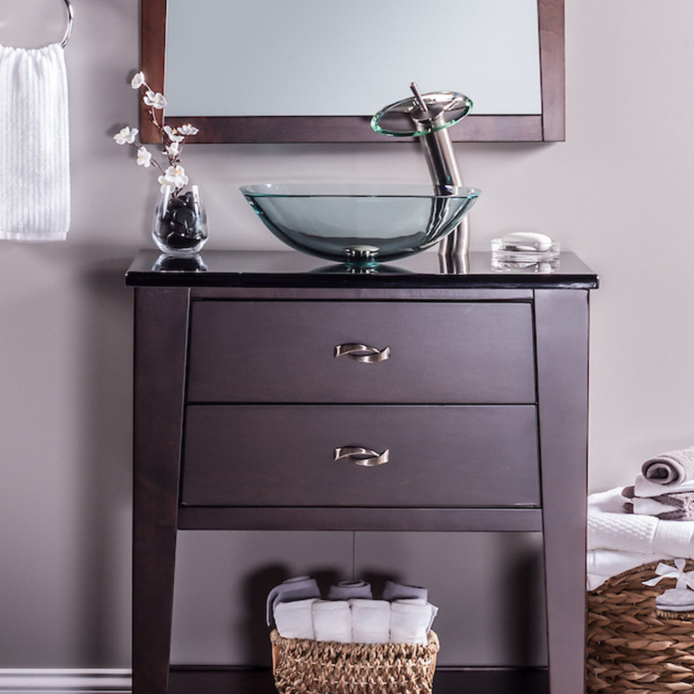 Piazza Glass Vessel Sink