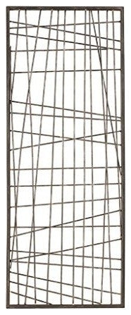 INK+IVY Savoy Distressed Black Metal Wall Art Decor