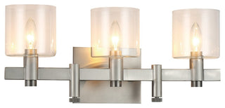 Decato 3 Light Sconce, Nickel
