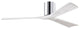 Matthews Fan, Irene-3H Ceiling Fan, Polished Chrome, 60-Inch, Matte White