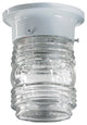 Quorum 1-Light Flush Mount, White