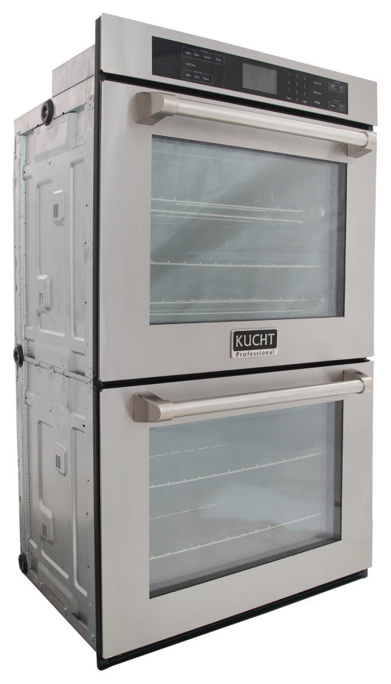 Kucht 30 in. Double Electric Wall Oven with Convection in Stainless Steel