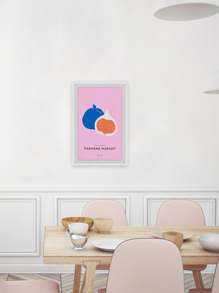"Farmers Market No 04" Framed Painting Print, 24x36