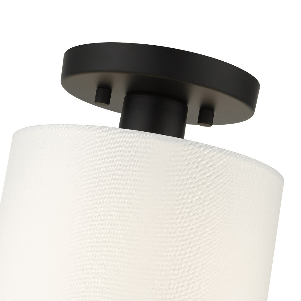 Black Timeless, Transitional, Versatile, Semi Flush