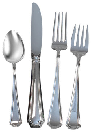 Gorham Sterling Silver Fairfax 4-Piece Place Set