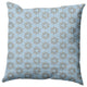 Chickens-go-round Easter Decorative Throw Pillow, After Rain Blue, 16x16"