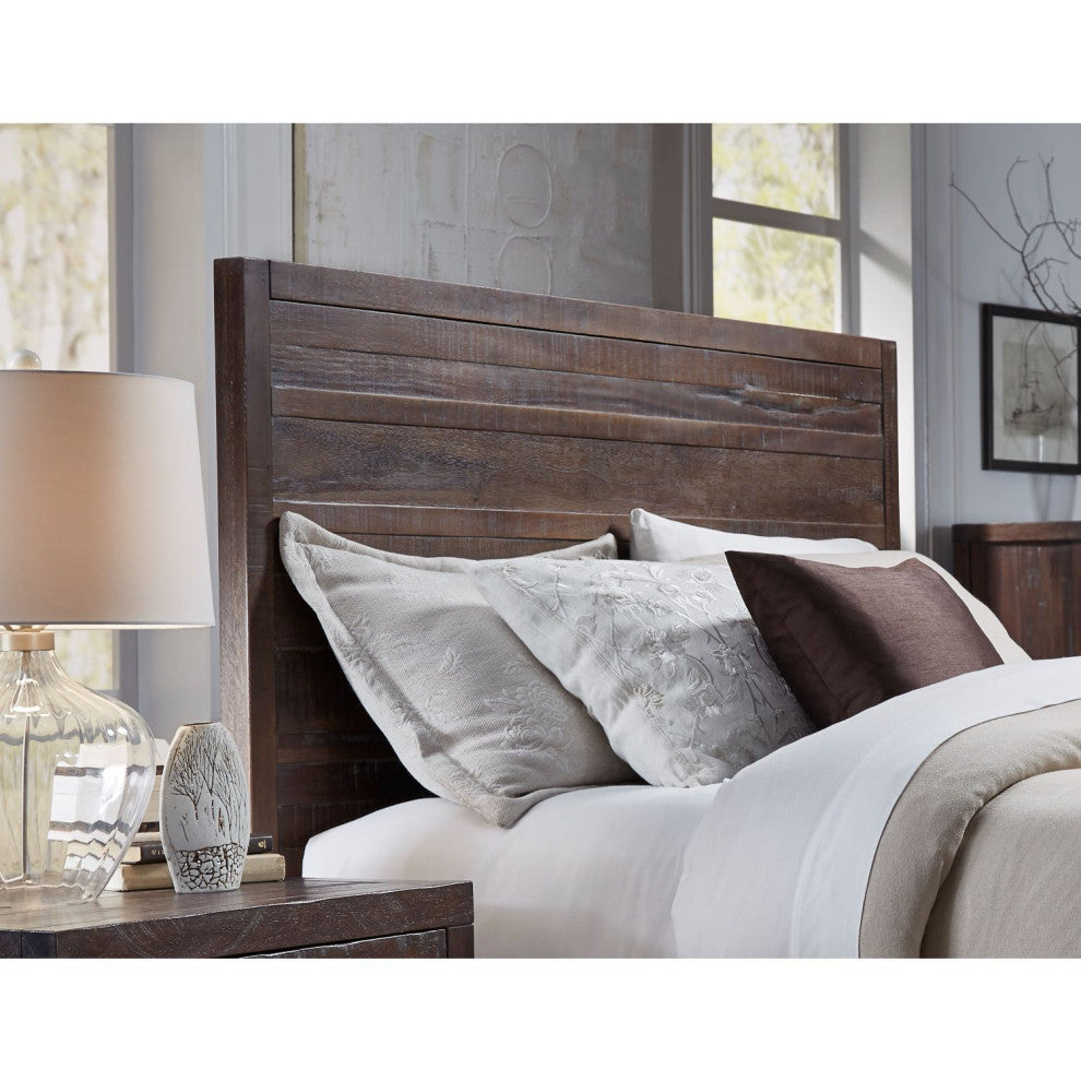 Townsend King Solid Wood Storage Bed in Java