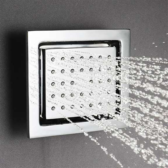 Fontana Brono 22" Shower Set 6 Massages Body Sprays