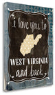 "West VIrginia And Back" By Katie Doucette, Giclee Print on Gallery Wrap Canvas