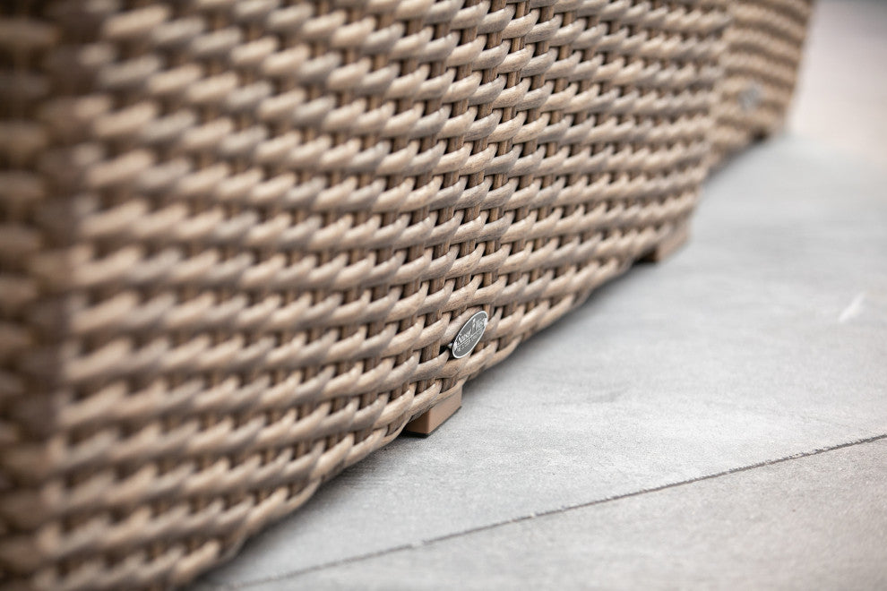 Havana All-Weather Wicker Outdoor Comfort Sectional Sofa