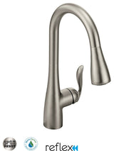 Moen 7594 Arbor Single Handle Pulldown Spray Kitchen Faucet - Spot Resist