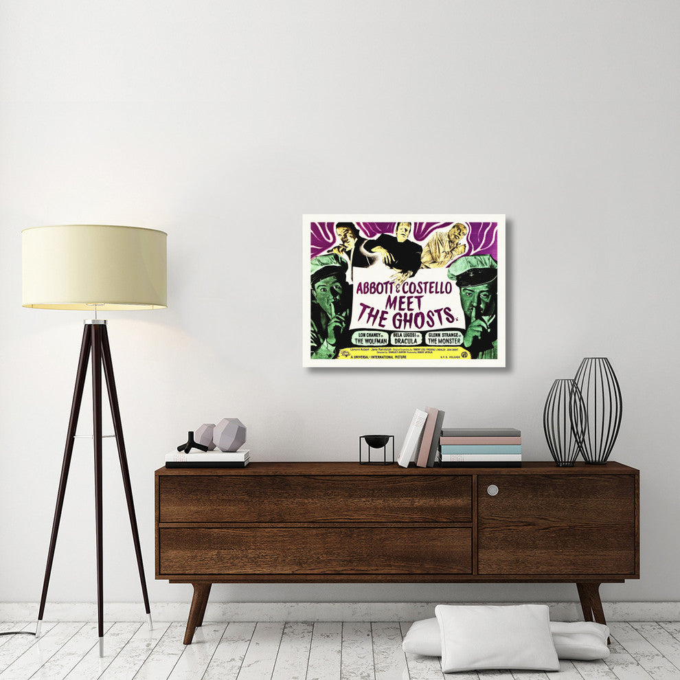 "Abbott & Costello - Meet The Ghosts" Canvas by Hollywood Photo Archive, 36x27"