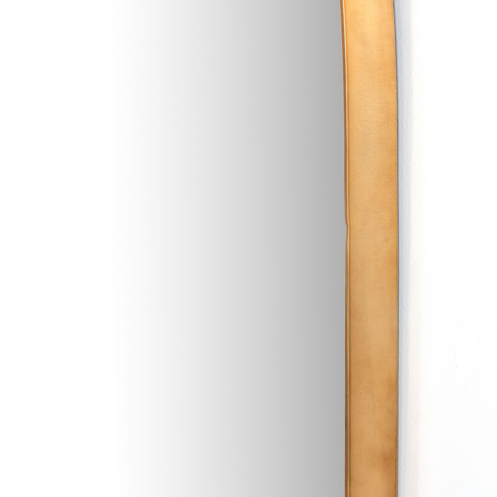 Georgina Wide Mirror-Polished Brass